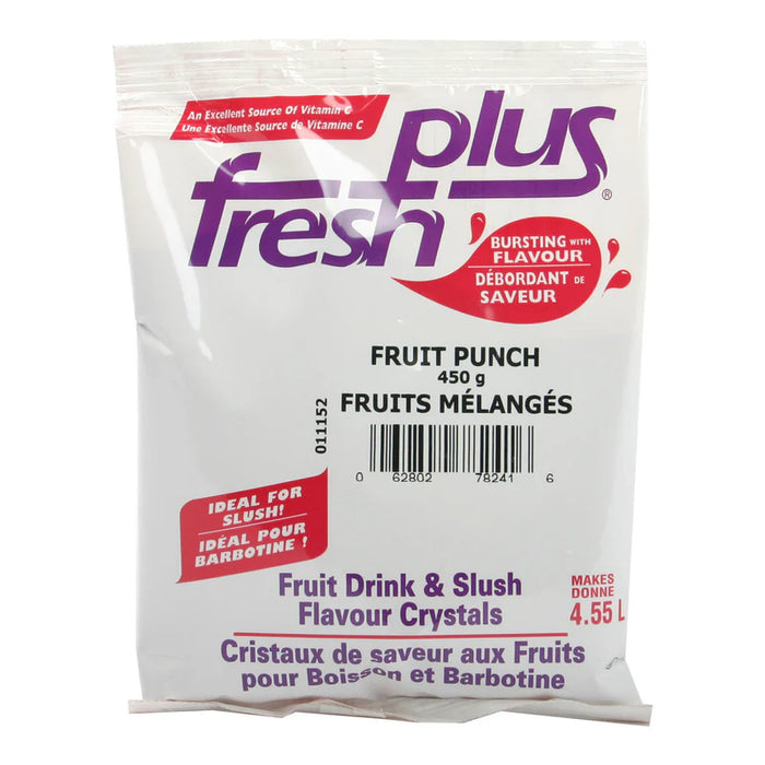 Fresh Plus - Fruit Punch Drink Crystals - 9 x 450g
