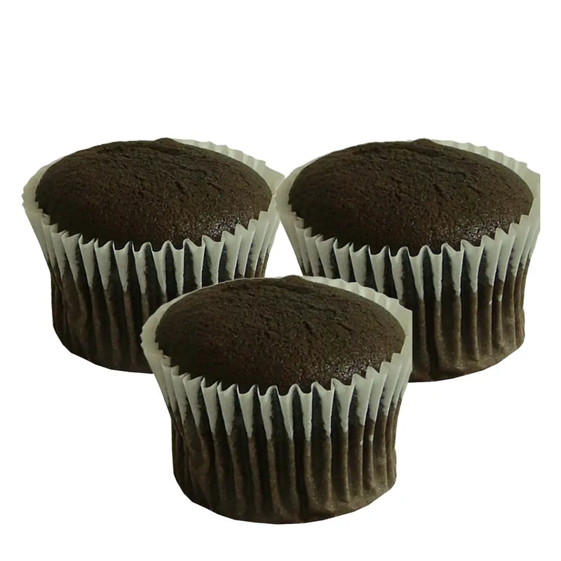 Fully Baked Uniced Chocolate Cupcakes