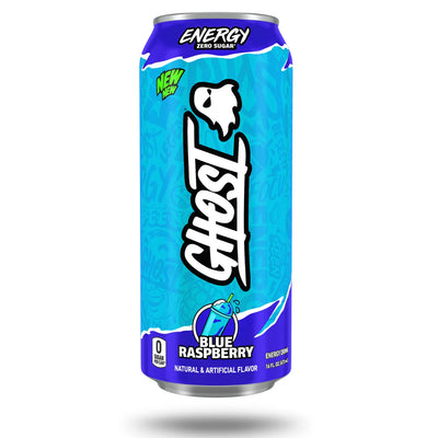 Ghost - Energy Blue Raspberry Zero Sugar - 12 x 473 ml