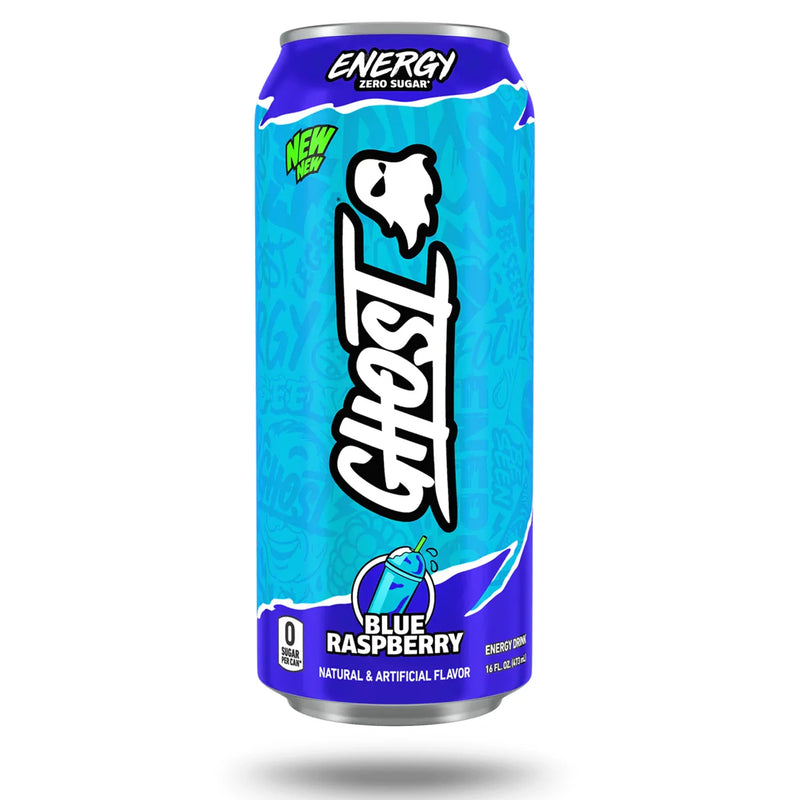 Ghost - Energy Blue Raspberry Zero Sugar - 12 x 473 ml