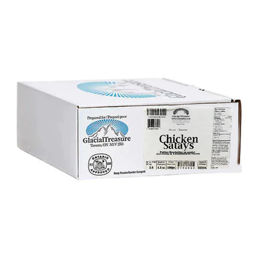 Glacial Treasure - #60394 Chicken Satays 1.5 oz x 100 - 2.8 Kg

