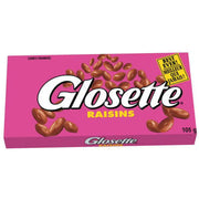 Glosette - Raisins, Chocolate Covered Candy Theatre Box - 12 x 105g