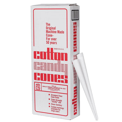 Gold Medal - Cotton Candy Cones Plain - 1000/Case