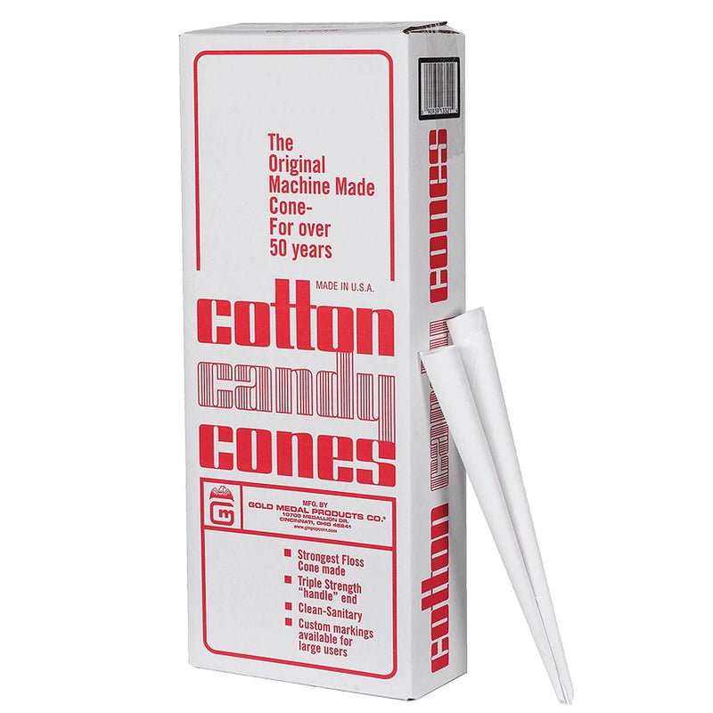 Gold Medal - Cotton Candy Cones Plain - 1000/Case