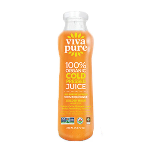 Golden Hour 100% Organic Cold Pressed Juice - 12 x 330 ml