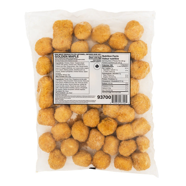 Golden Maple - Fully Cooked Battered Chicken Balls - 4 x 1 Kg