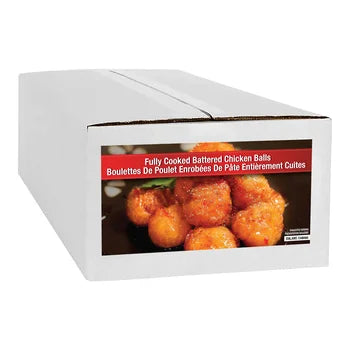 Golden Maple - Fully Cooked Battered Chicken Balls - 4 x 1 Kg