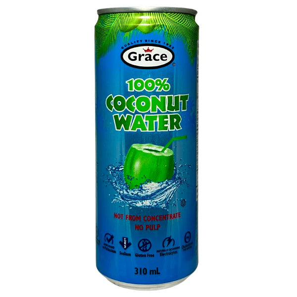 Grace - 100% Coconut Water No Pulp Not from Concentrate - 24 x 310 ml