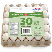 Gray Ridge - White Medium Eggs - 30 / Pack