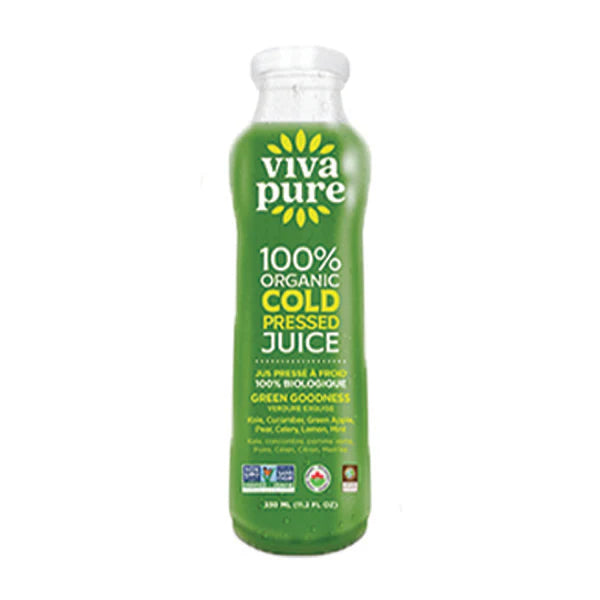 Green Goodness 100% Organic Cold Pressed Juice - 12 x 330 ml