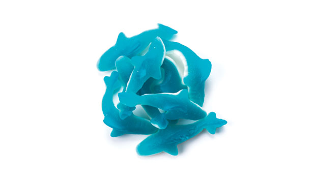 Gummy Blue Sharks Bulk Gummies - 12 Kg