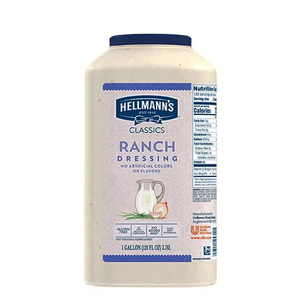 Hellmann's - Classic Ranch Salad Dressing - 3.78 L