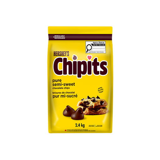 Hershey’s - Chipits Pure Semi-sweet Chocolate Chips - 2.4 Kg