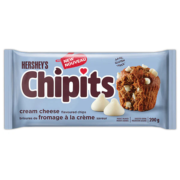 Hershey's Chipits Cream Cheese Flavoured Chips 18 x 200 g — Bulk Mart