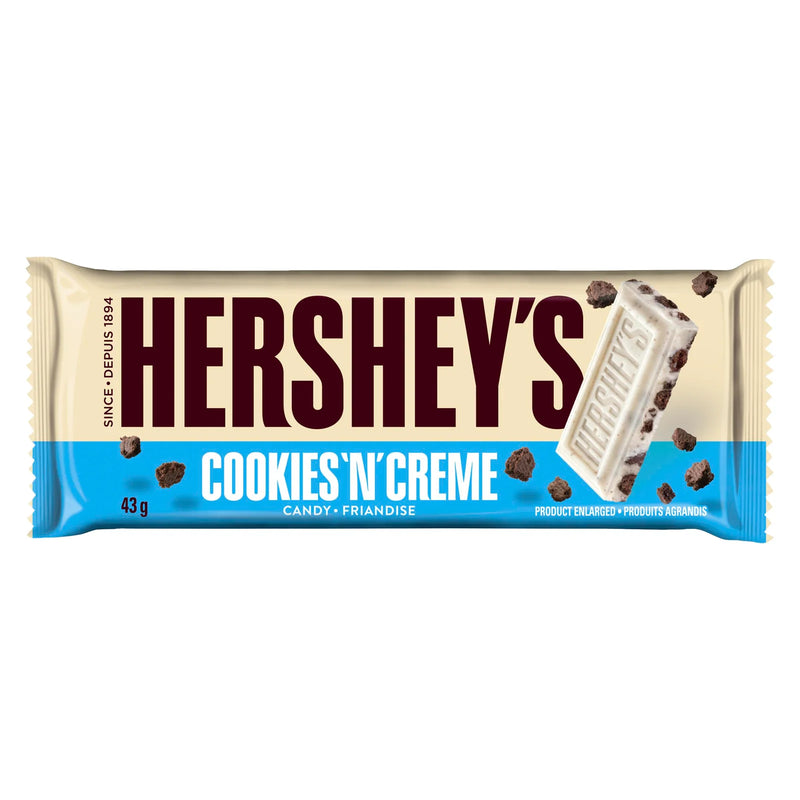 Hershey's - Cookies 'N' Cream Chocolate Candy Bar - 36 x 43g