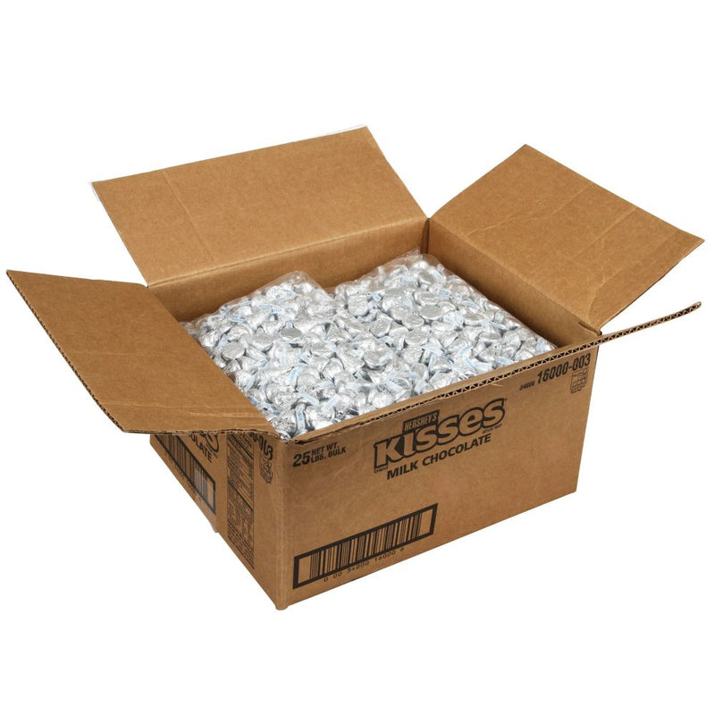 Hershey's - Kisses Milk Chocolate Bulk Candy Box - 6 x 1.8 Kg
