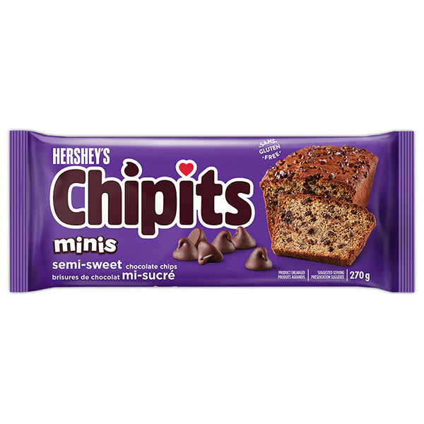 Hershey's - Chipits Minis Semi Sweet Chocolate Chips - 270 g
