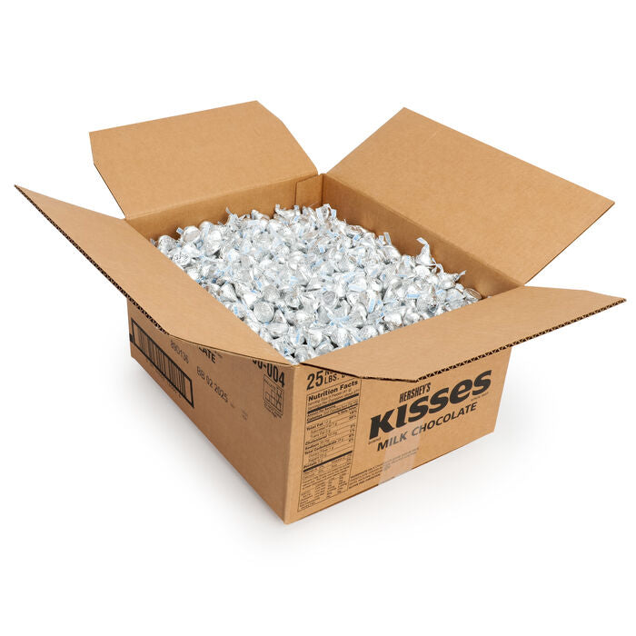 Hershey's - Kisses Milk Chocolate Bulk Candy Box - 25 Lbs