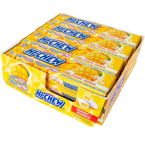 Hi Chew - Mango Chewy Candy - 12 x 58g
