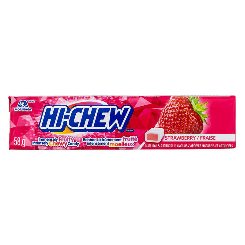 Hi Chew Strawberry fruit Chews 12x58g