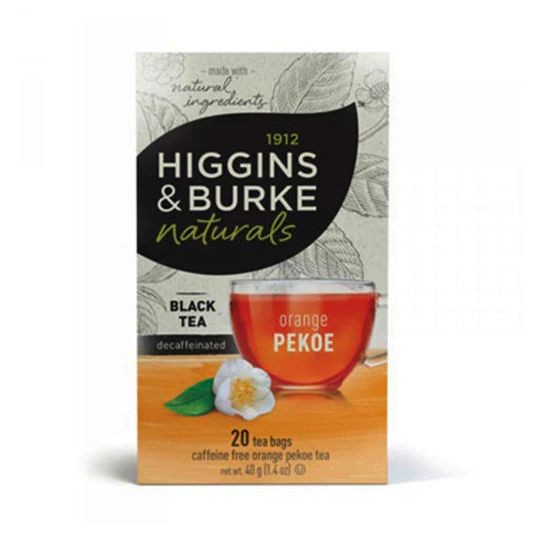 Higgins & Burke - Decaffeinated Orange Pekoe Tea Bags - 6 x 20 Ct