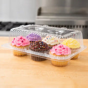 High Top 6 Cupcakes Container - 200/Case