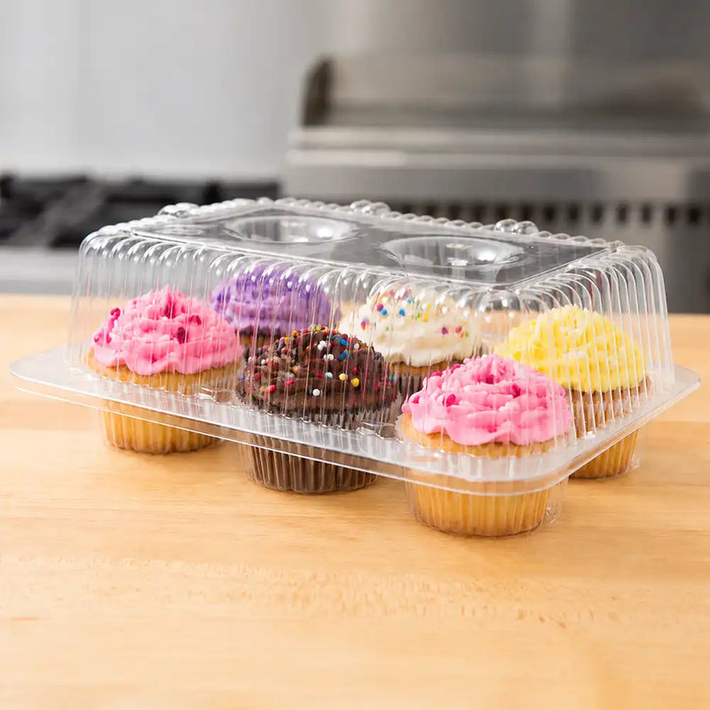 High Top 6 Cupcakes Container - 200/Case