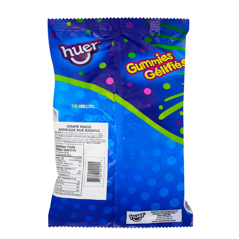 Huer - Sour Grape Rings Gummies - 1 Kg