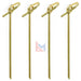 Hy Stix - 4" knotted Bamboo Pick Skewers - 10 x 100Pack / Case