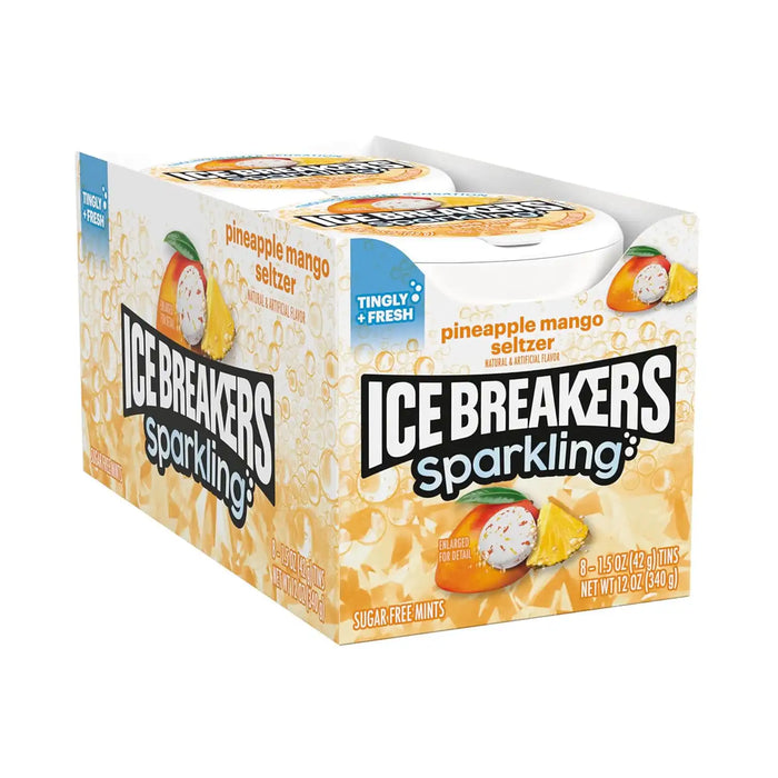 Ice Breakers - Mints Sparkling Pineapple Mango Seltzer - 8 x 42g