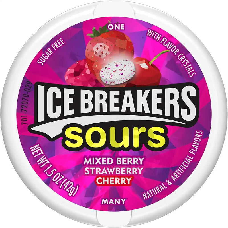 Ice Breakers - Mints Sours Mixed Berry - 8 x 42g