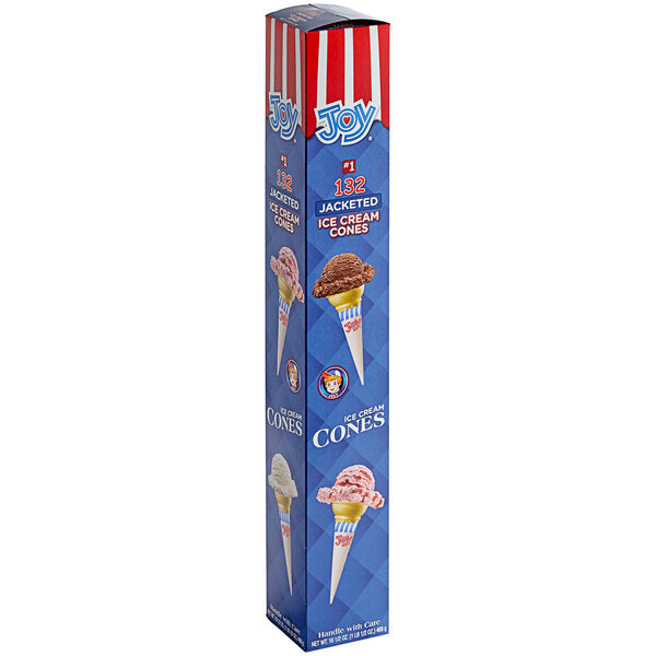 JOY - #1 Jacketed Ice Cream Cones - 132/Pack