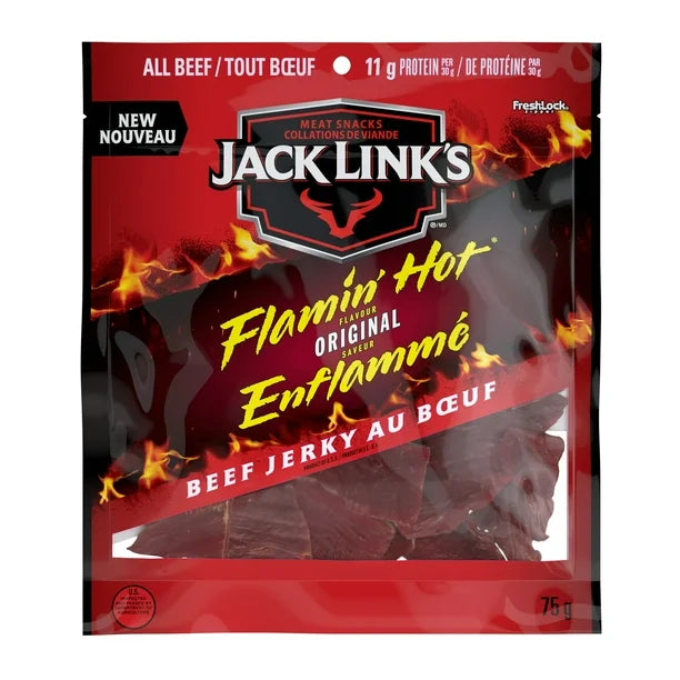 Jack Links - Flamin Hot Beef Jerky - 24 x 75g