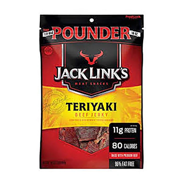 Jack Links - Teriyaki Beef Jerky - 4 x 80g