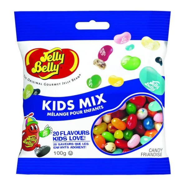 Jelly Belly - Kids Mix 20 Flavours Jelly Beans Candy - 12 x 100g