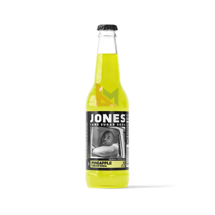 Jones Soda - Pineapple Cream Soda - 12 x 355 ml