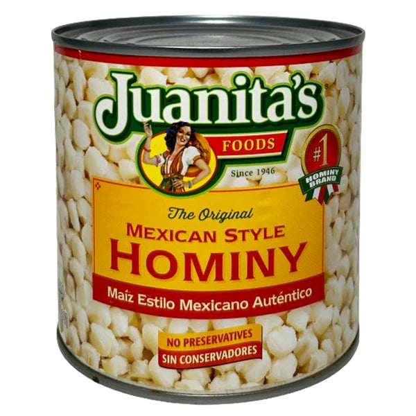 Juanita's - Mexican Style Hominy - 12 x 750g