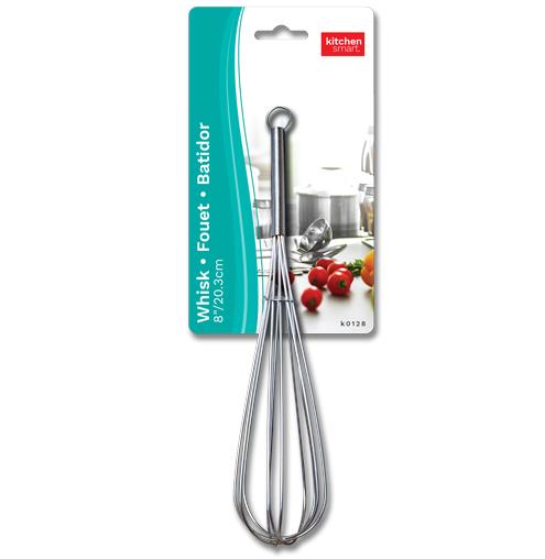 French Whisk &amp; Whip 8 Inch Stainless Steel Beater