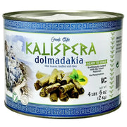 Kalispera - Vine Leaves Stuffed With Rice Dolmadakia - 6 x 2 Kg