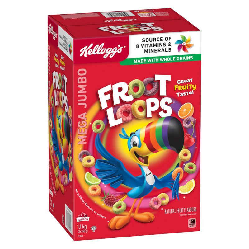 Kellogg's - Froot Loops Cereal - 1.1 Kg