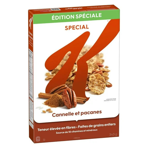 Kellogg's - Special K Cinnamon Pecan Cereal - 4 x 343g