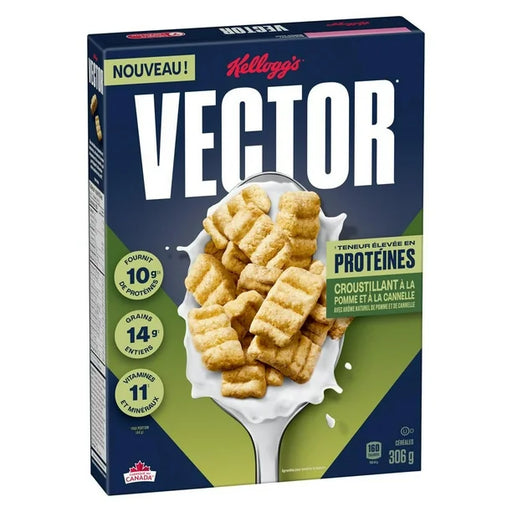 Kellogg's Vector Apple Cinnamon Crunch Cereal 306g