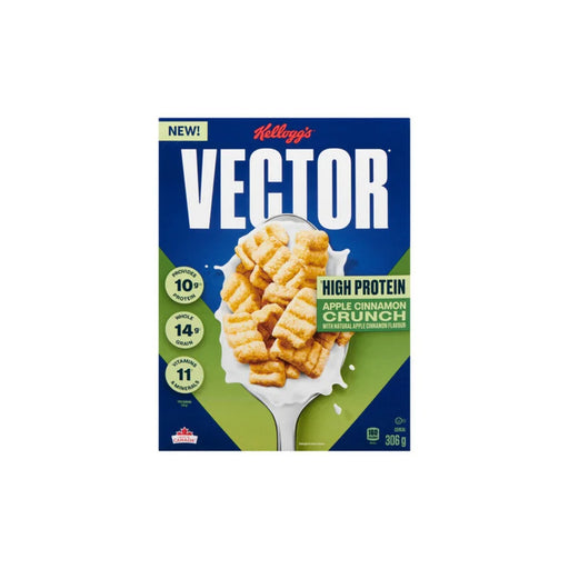 Kellogg's Vector Apple Cinnamon Crunch Cereal 306g