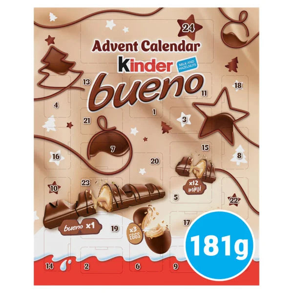 Kinder Bueno - Advent Calendar Xmas - 9 x 181g