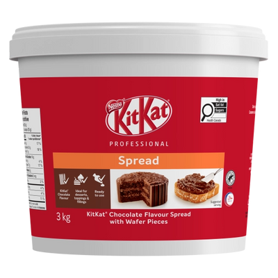 KitKat Spread - Chocolate Flavoured Spread With Wafer Pieces - 3 Kg