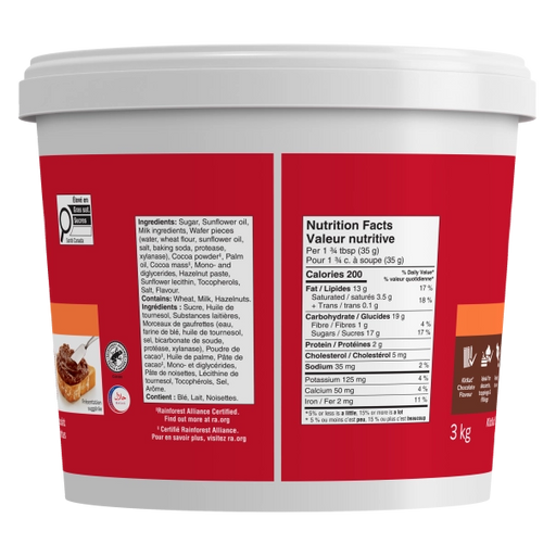 KitKat Spread - Chocolate Flavoured Spread With Wafer Pieces - 3 Kg