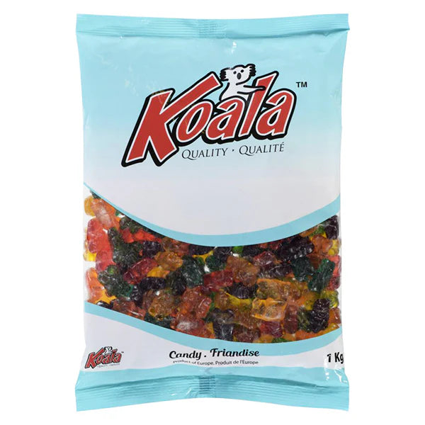 Koala - 6 Flavor Gummi Bears - 12 x 1 Kg