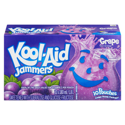 Kool-Aid Jammers Grape - 4 x 10 x 180ml