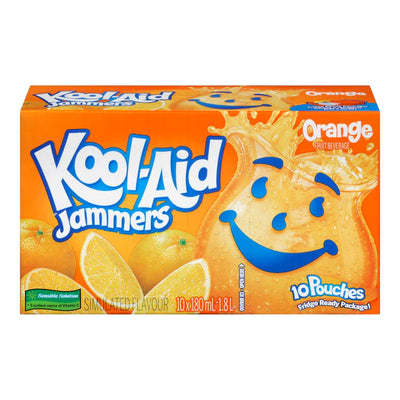 Kool-Aid Jammers Orange - 10 x 180ml