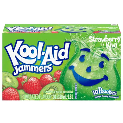 Kool-Aid Jammers Strawberry Kiwi - 10 x 180ml